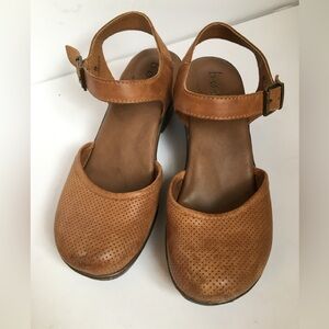 BOC Stone Mary Jane Clogs, Cognac, Size 8M